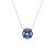 Colar tanzanita na prata 925 - Imagem 1