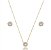 Conjunto redondo cravejado - Imagem 1