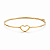 Bracelete de coração - Imagem 1