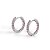 Argola pink 20mm - Imagem 1