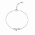 Pulseira com símbolo do infinito com corações cravejado na prata 925 - Imagem 1