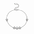 Pulseira de flores na prata 925 - Imagem 1