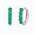 Argola colombiana 3 garras - Imagem 1