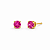 Brinco pink 8mm - Imagem 1