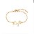 Pulseira personalizada de nome com estrela - Imagem 1