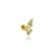 Piercing meia borboleta dourada - Imagem 1