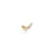 Piercing cinco navete dourada - Imagem 1