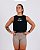 Cropped Regata F*** the limits - Preto - Imagem 2