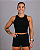 Cropped Regata Canelada Bordada - Imagem 1