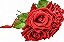 Buquê de Rosas Vermelhas - 3 ou 6 unidades - Imagem 2