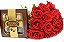 Kit Buquê Rosas Vermelhas médio + Ferrero Rocher - Imagem 2