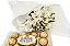 Kit Buquê Lealdade Astromélias Brancas + Ferrero Rocher - Imagem 1