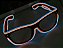Óculos Neon Led Transparente Festa Balada Dj Casamento - Imagem 6