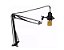 Pedestal Suporte Articulado Mesa P/ Microfone Studio Rádio - Imagem 3