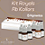 KIT DE PIGMENTOS PARA SOBRANCELHAS ROYALS RB KOLLORS - Imagem 1