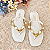 Sandália Chinelo Com Enfeites Ref 26032 - Imagem 6