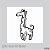 Carimbo Girafinha - Imagem 1