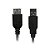 Cabo Extensor USB 2.0 AM/AF 1.8Mts Preto - Plus Cable - Imagem 3