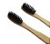 10 Escovas de Dente Ecológica Bambu - Cerdas Pretas - Imagem 3