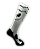 Meia Cano Alto - Jack Skellington White - Imagem 3