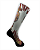 Meia Cano Alto - ACDC Flames White - Imagem 2