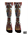 Meia Cano Alto - ACDC Flames White - Imagem 1