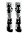 Meia Cano Alto -  Crazy Cat White - Imagem 1