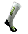 Meia Cano Alto -  Misfits - GREEN White - Imagem 3