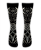 Meia Cano Alto - Skull Wings Black - Imagem 1