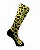 Meia  Cano Alto - Animal Print Onça Amarelo - Imagem 3