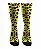 Meia  Cano Alto - Animal Print Onça Amarelo - Imagem 1