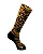 Meia  Cano Alto - Animal Print Tigre - Imagem 3
