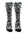 Meia  Cano Alto - Animal Print Zebra - Imagem 1