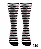Meia  Cano Alto - Flamingo Listrada - Imagem 1