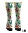 Meia  Cano Alto - Cannabis Color White - Imagem 1