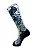 Meia  Cano Alto - Floral Folhagem Azul - Imagem 3