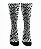 Meia  Cano Alto - Flame Full Print - White - Imagem 1