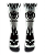 Meia  Cano Alto - The Offspring - Skull White - Imagem 1