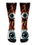 Meia  Cano Alto - FLy Eye Flames Black - Imagem 1