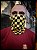 BANDANA TUBULAR - BUFF  Quadriculada Amarela e Preta - Imagem 1