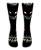Meia  Cano Alto - Bad Smile Black - Imagem 1