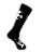 Meia  Cano Alto - The Cult TOUR 2025 - Black - Imagem 3