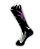 Meia  Cano Alto - The Damned - Black Purple - Imagem 2