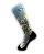 Meia Cano Alto - Palhaço Krusty - Imagem 2