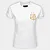 Camisa Feminina Athleta Retro do Santos Comemorativa dos Mil Gols - Branca - Imagem 1