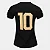 Camisa Feminina Athleta Retro do Santos Comemorativa dos Mil Gols - Preta - Imagem 2