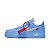 Tênis Nike Air Force 1 Low OFF-White MCA University Blue - CI1173-400 - Imagem 1