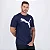 Camiseta Masculina Puma Ess Small Logo Poly Masculina - Azul Marinho - Imagem 2