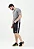 Short Puma Essentials Block 10 Masculino - Preto/Cinza/branco - Imagem 3