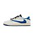 Tênis Air Jordan 1 Low x Travis Scott x Fragment Sail Military Blue - DM7866-104 - Imagem 1